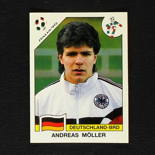 Italia 90 Nr. 258 Panini Sticker Andreas Möller