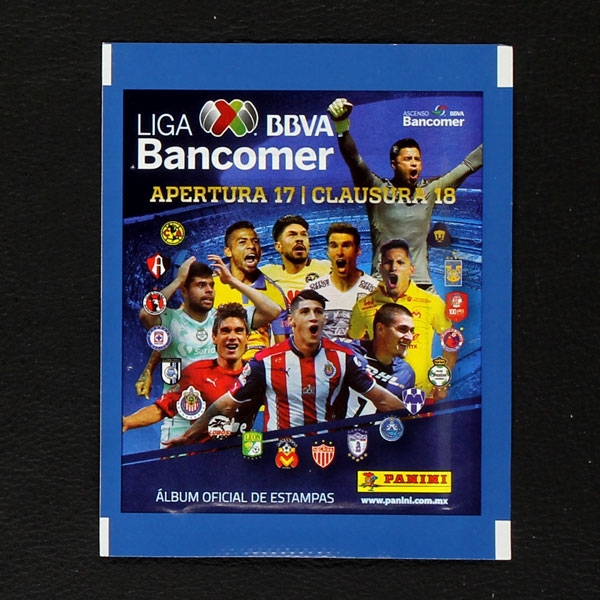 Aperatura 17 Clausura 18 Panini Sticker Tüte