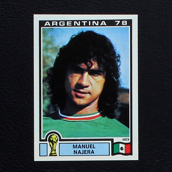 Argentina 78 No. 172 Panini sticker Manuel Najera