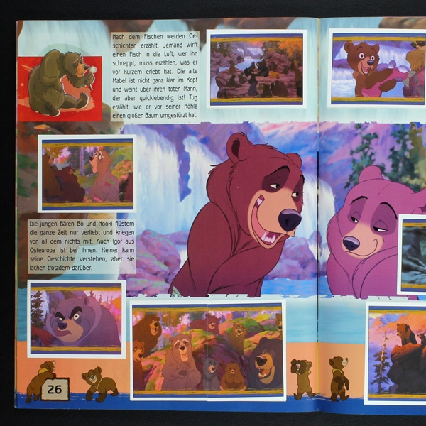 Bärenbrüder Panini Sticker Album komplett