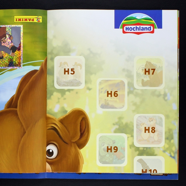 Bärenbrüder Panini Sticker Album komplett