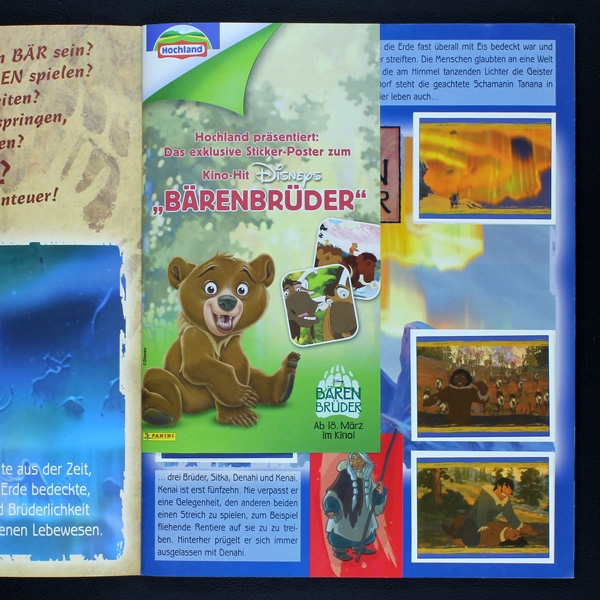 Bärenbrüder Panini Sticker Album komplett