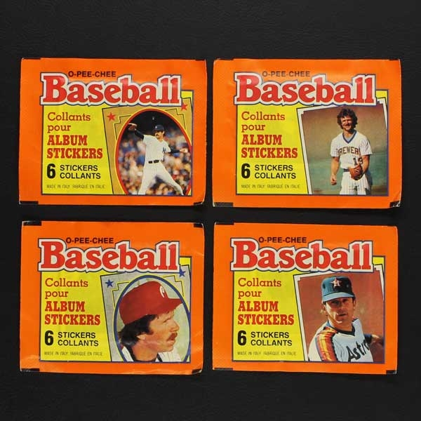 Baseball 1984 Panini sticker bags