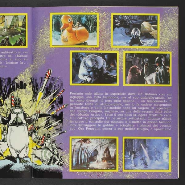 Batman il Ritorno Panini Sticker Album komplett italienisch