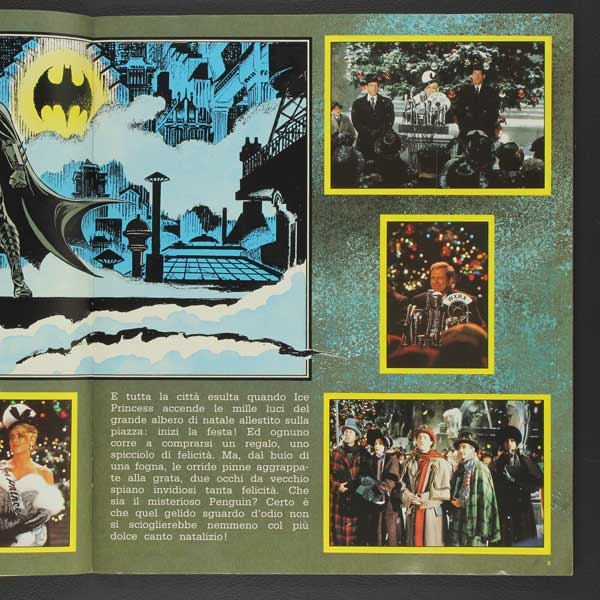 Batman il Ritorno Panini Sticker Album komplett italienisch