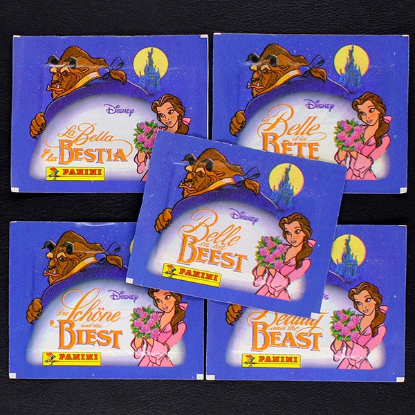 Beauty and the Beast 1992 Panini bags 5x