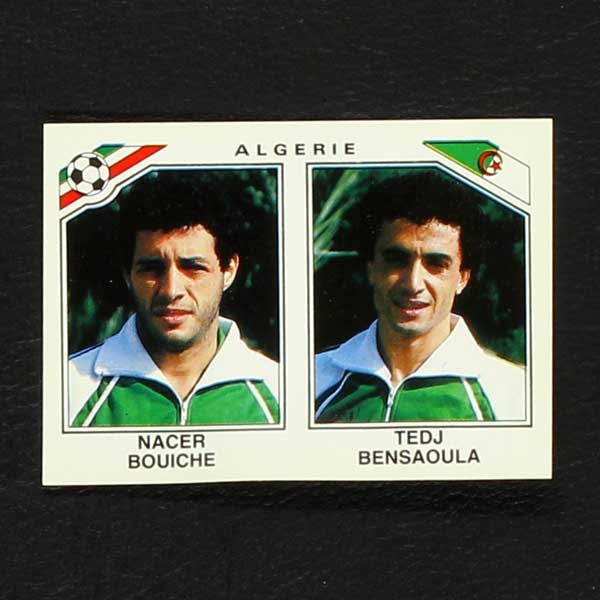 Mexico 86 No. 236 Panini sticker Bouiche - Bensaoula