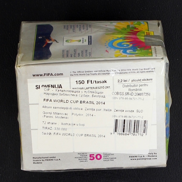 Brasil 2014 Panini Sticker Box - Slovenien Version