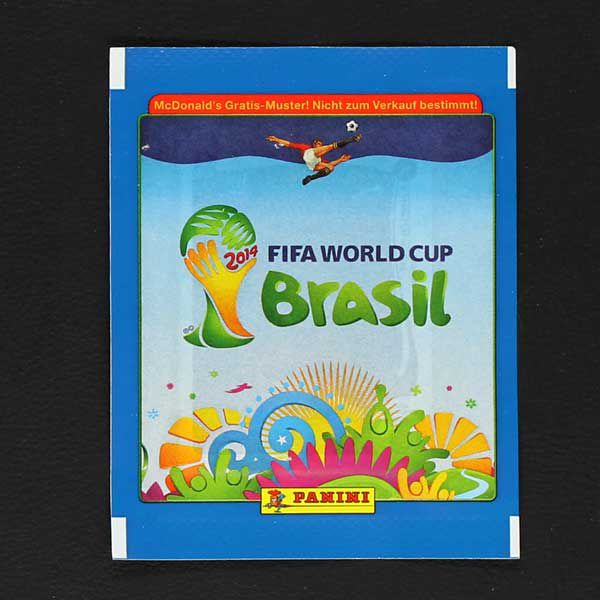 Brasil 2014 WM McDonalds Variante Panini Sticker Tüte