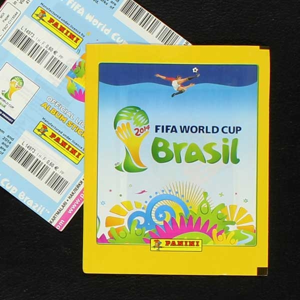 Brasil 2014 Panini Sticker Tüte - französische Version