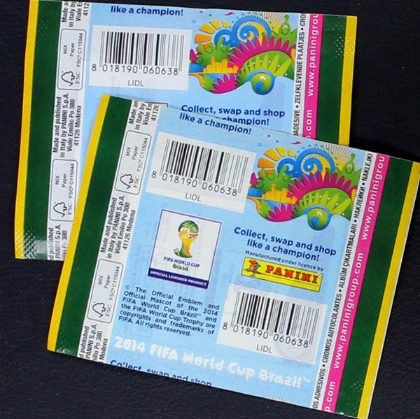 Brasil 2014 Panini sticker box - LIDL Version French