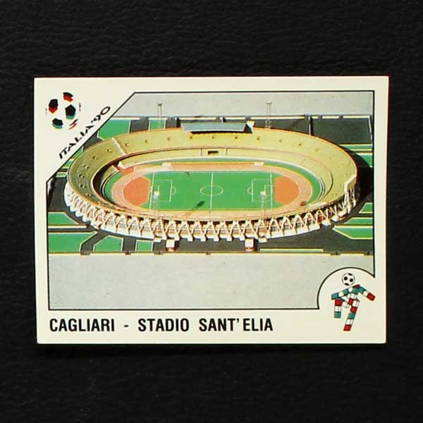 Italia 90 Nr. 033 Panini Sticker Cagliari - Stadio Sant Elia