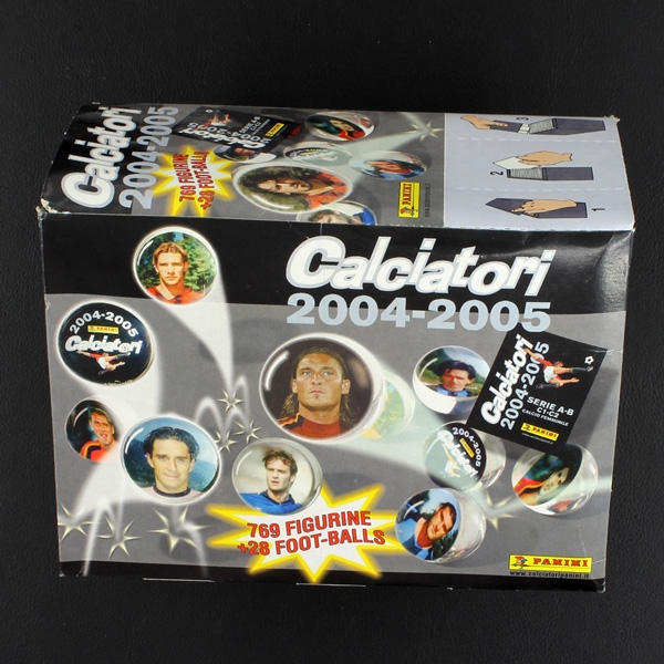 Calciatori 2004 Panini Box mit 14 Tüten - 3D Version