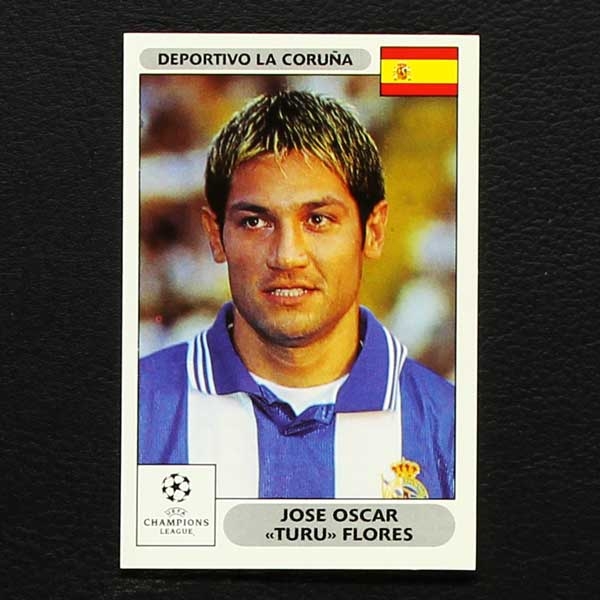 Champions League 2000 No. 207 Panini sticker Jose Oscar Flores- Sticker-Worldwide Champions League 2000 No. 207 Panini sticker Jose Oscar Flores- Sticker-Worldwide