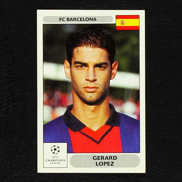 Champions League 2000 No. 296 Panini sticker Gerard Lopez