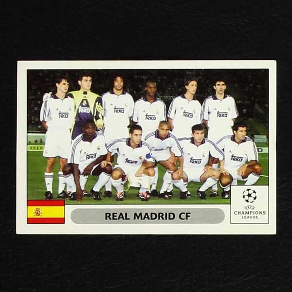 Champions League 2000 Nr. 001 Panini Sticker Team Real Madrid