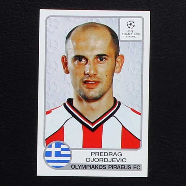 Champions League 2001 Nr. 224 Panini Sticker Djordjevic