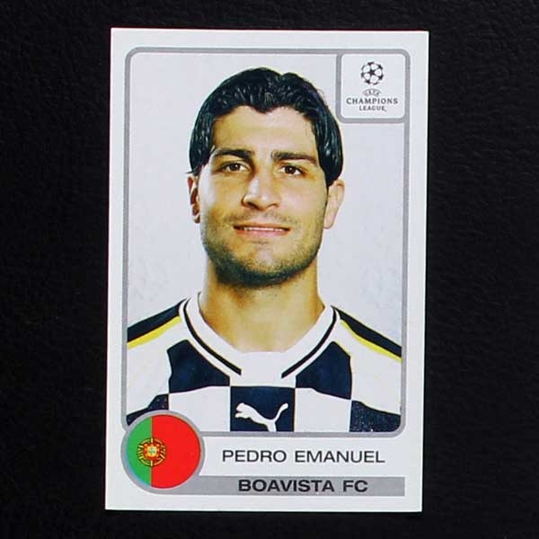 Champions League 2001 No. 045 Panini sticker Pedro Emanuel