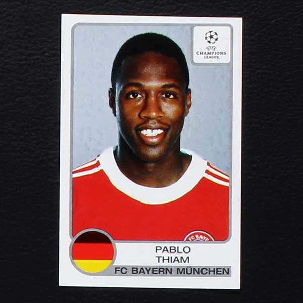 Champions League 2001 No. 237 Panini sticker Thiam