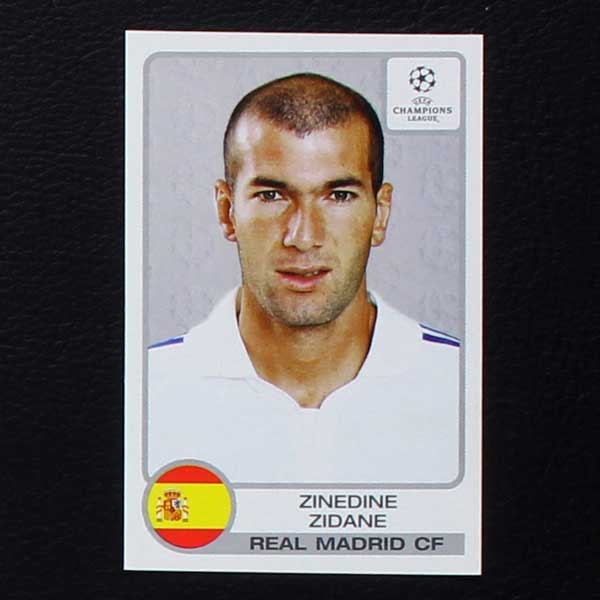 Champions League 2001 No. 011 Panini sticker Zidane