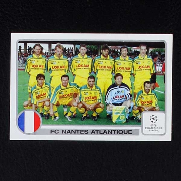 Champions League 2001 Nr. 115 Panini Sticker Team FC Nantes