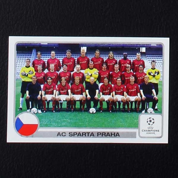 Champions League 2001 Nr. 286 Panini Sticker Team Sparta Prag