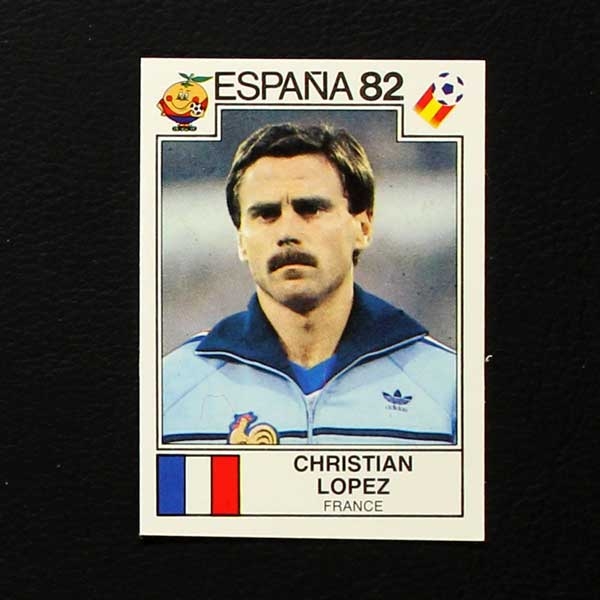Espana 82 No. 000 Panini sticker Christian Lopez
