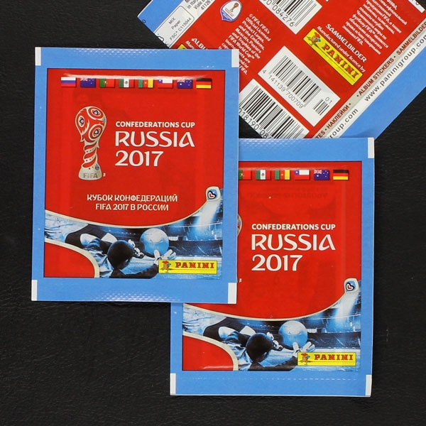 Panini Tüte Confederations Cup 2017 russische Version ungeöffnet neuwertig 