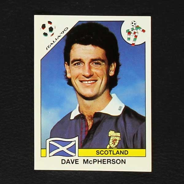 Italia 90 No. 218 Panini sticker Dave McPherson