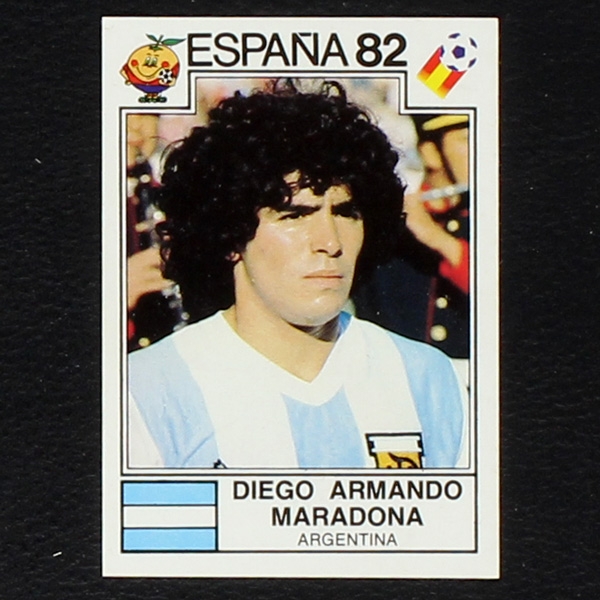 Espana 82 No. 176 Panini sticker Diego Armando Maradona