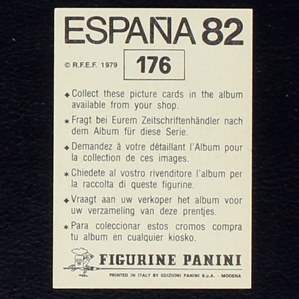 Espana 82 No. 176 Panini sticker Diego Armando Maradona