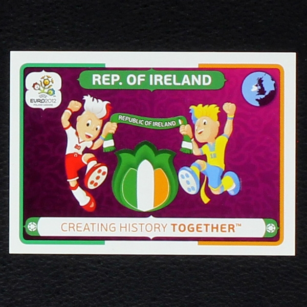 Rep of Ireland Panini Sticker No. 40 - Euro 2012