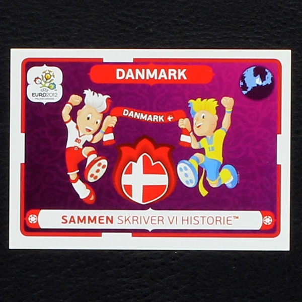 Danmark Panini Sticker No. 35 - Euro 2012