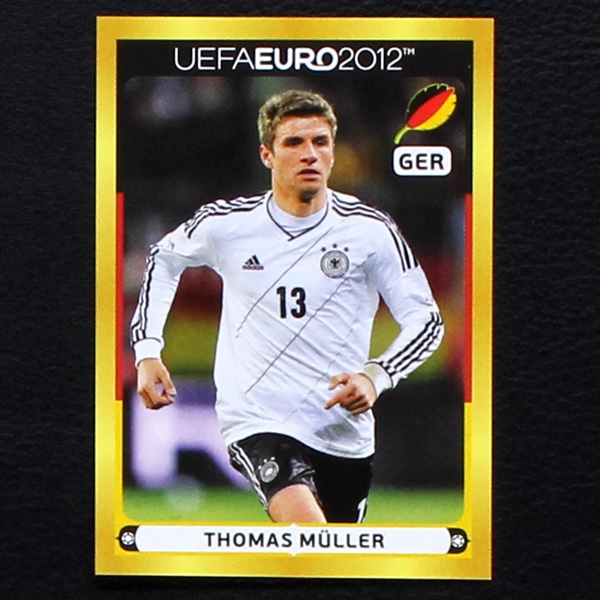 Thomas Müller Panini McDonalds Sticker No. D14 - Euro 2012
