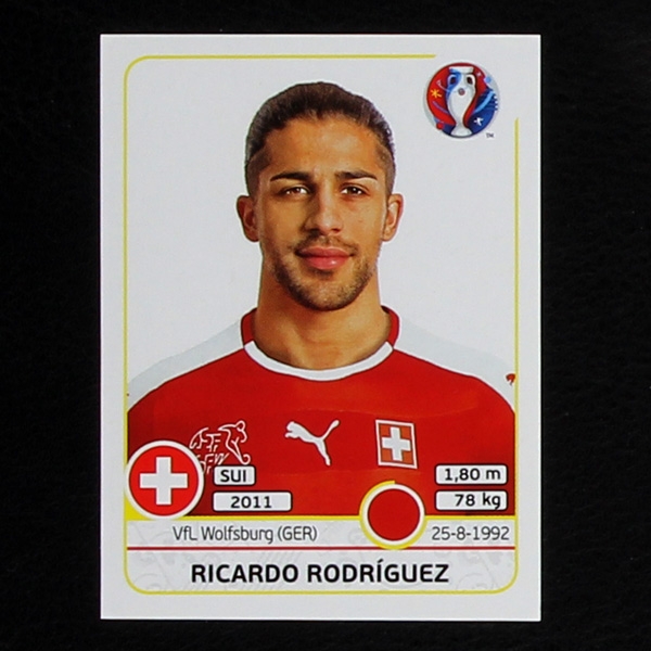 Ricardo Rodriguez Panini Sticker No. 108 - Euro 2016