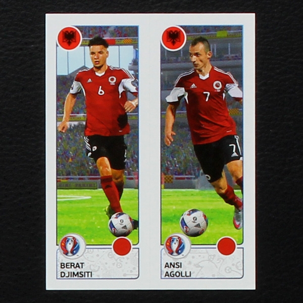Djimsiti - Agolli Panini Sticker No. 91 - Euro 2016