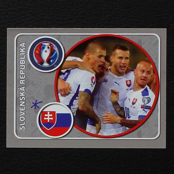 Slovenska Republika Team Panini Sticker No. 127 - Euro 2016