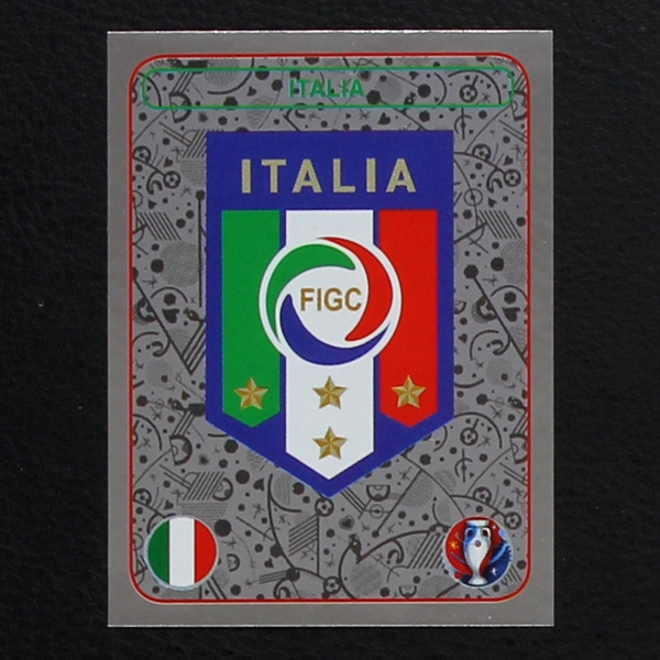 Italia Badge Panini Sticker No. 460 - Euro 2016