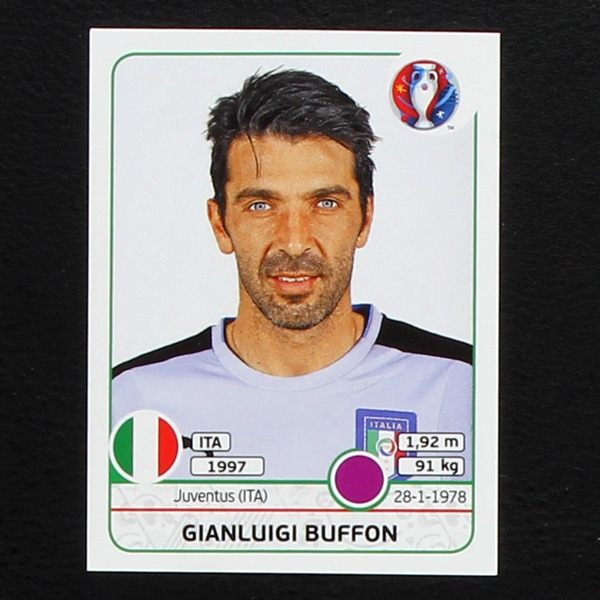 Gianluigi Buffon Panini Sticker No. 497 - Euro 2016