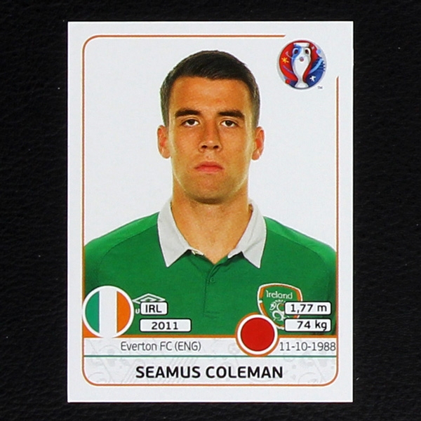 Seamus Coleman Panini Sticker No. 521 - Euro 2016