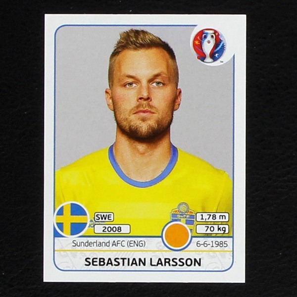 Sebastian Larsson Panini Sticker No. 561 - Euro 2016