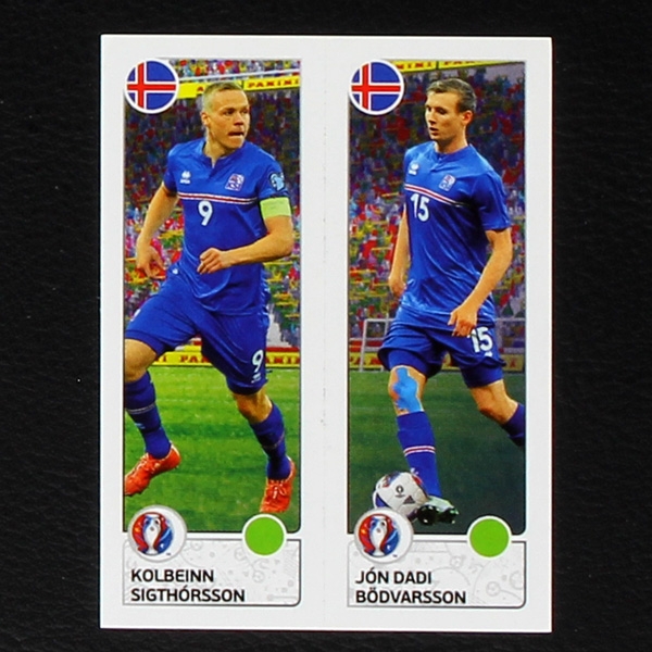 Sigthorsson - Bödvarsson Panini Sticker No. 608 - Euro 2016