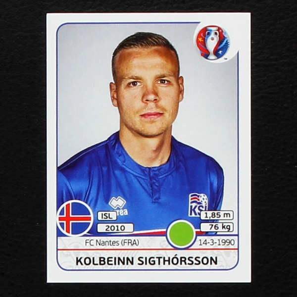 Kolbeinn Sigthorsson Panini Sticker No. 627 - Euro 2016