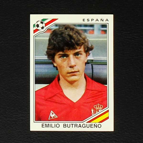 Mexico 86 No. 270 Panini sticker Emilio Butragueno
