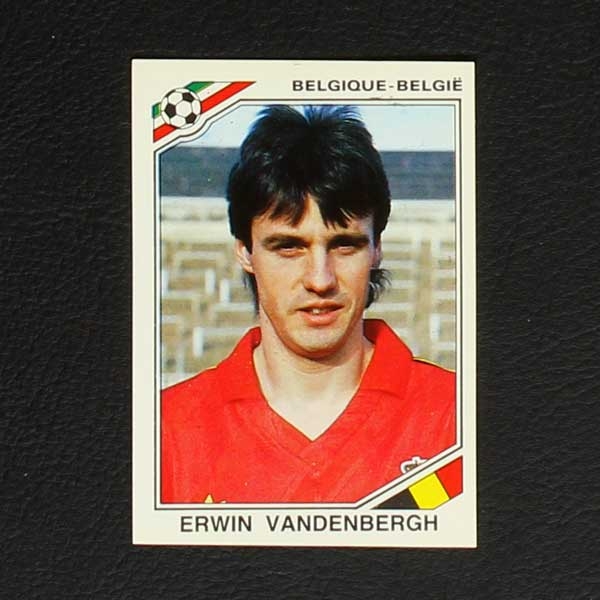 Mexico 86 Nr. 142 Panini Sticker Erwin Vandenbergh