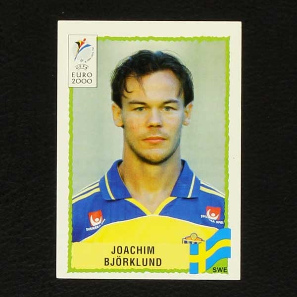 Euro 2000 No. 123 Panini sticker Joachim Björklund