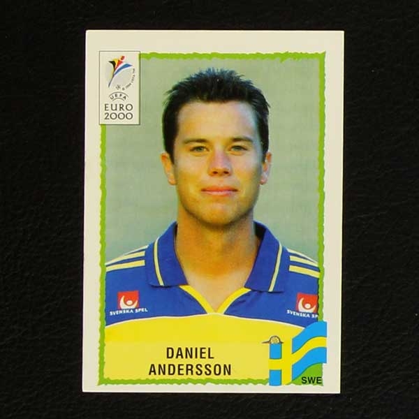 Euro 2000 Nr. 129 Panini Sticker Daniel Andersson