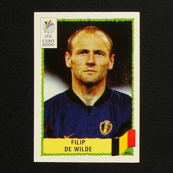 Euro 2000 Nr. 117 Panini Sticker Filip De Wilde