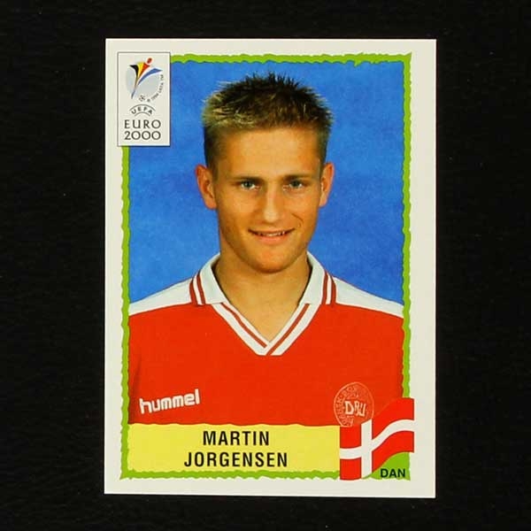 Euro 2000 No. 332 Panini sticker Martin Jorgensen
