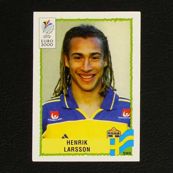 Euro 2000 No. 137 Panini sticker Hendrik Larsson